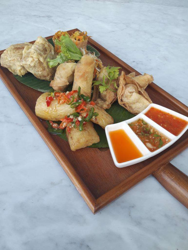nearby