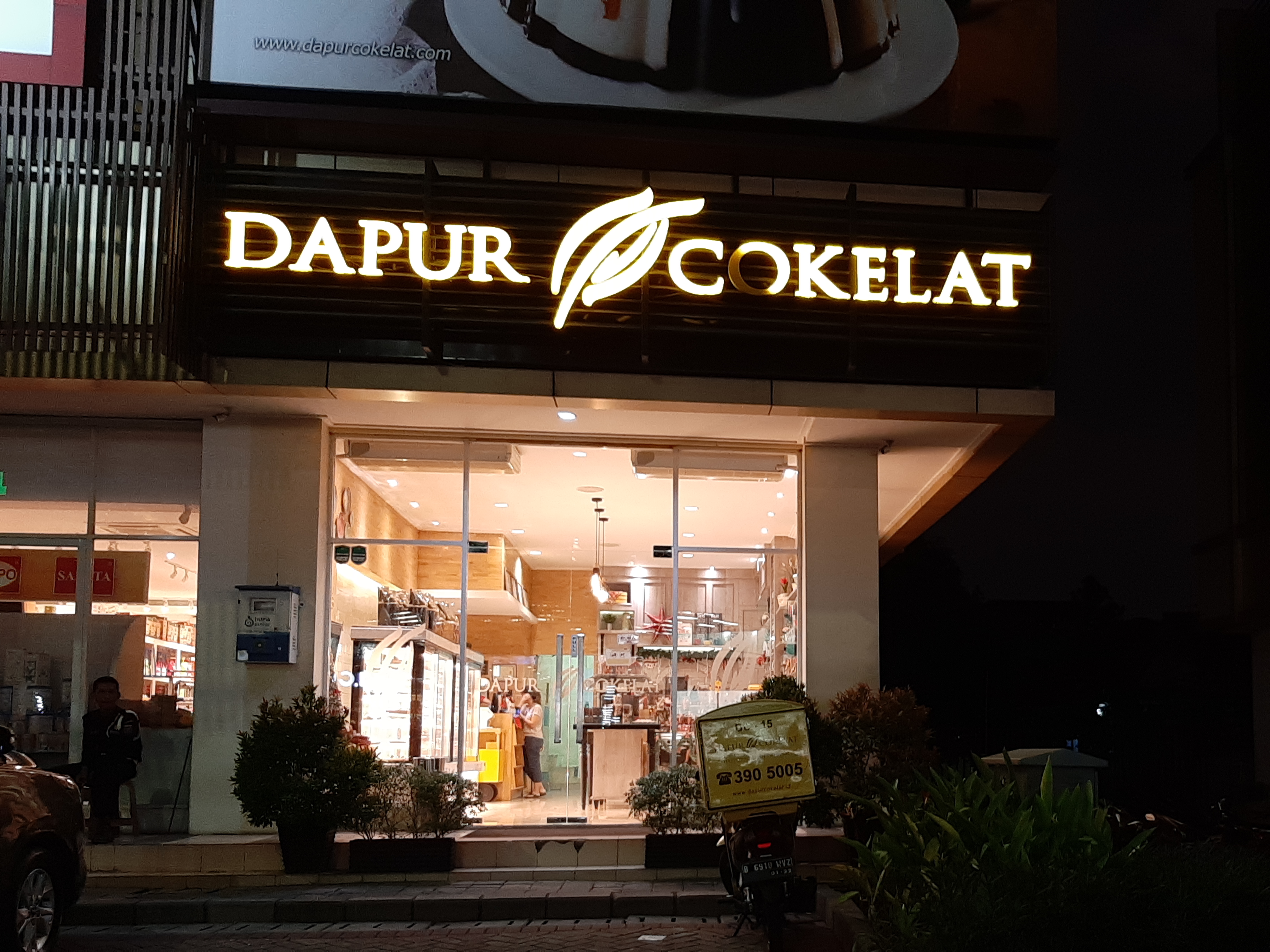 nearby