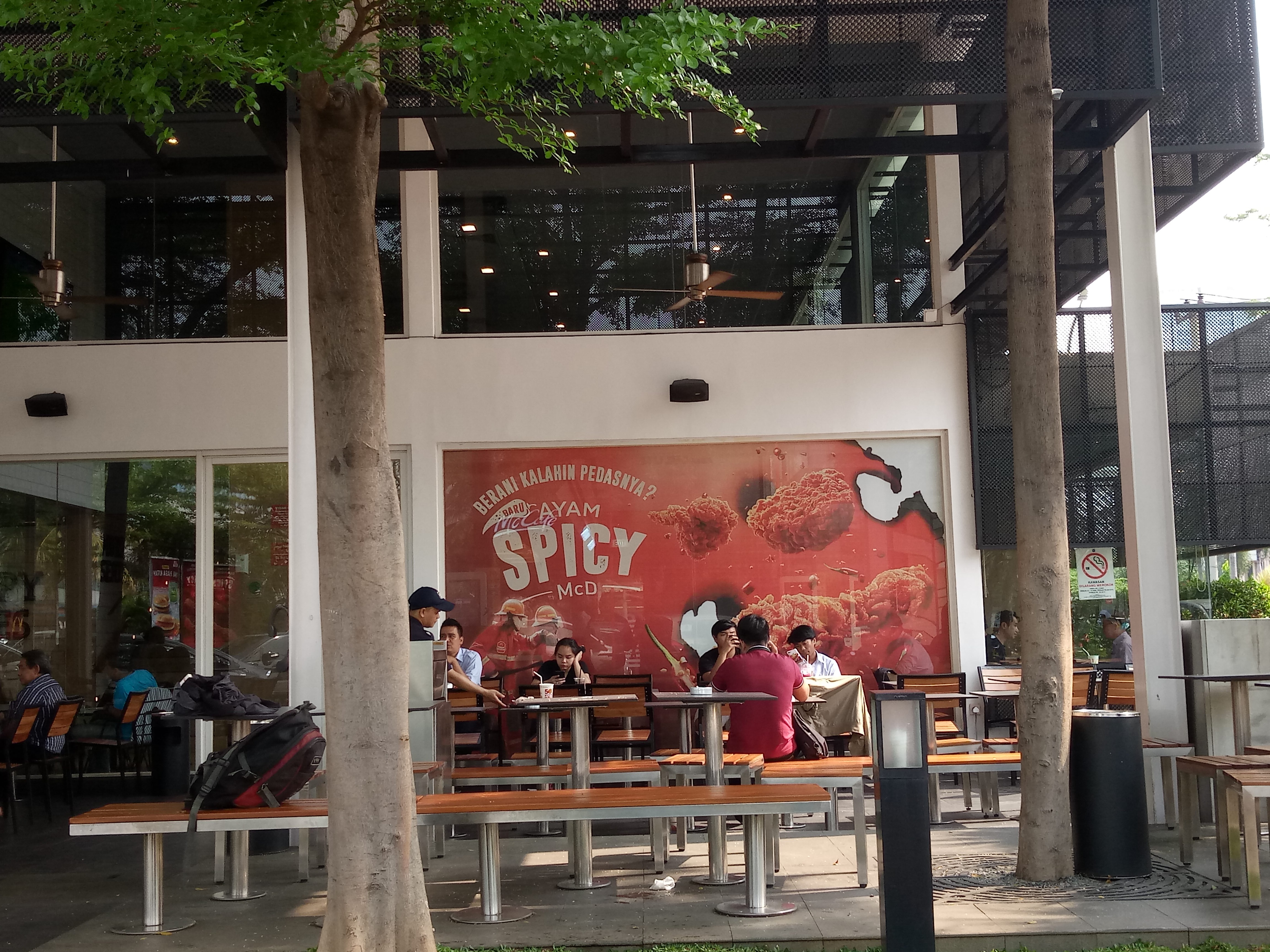 nearby