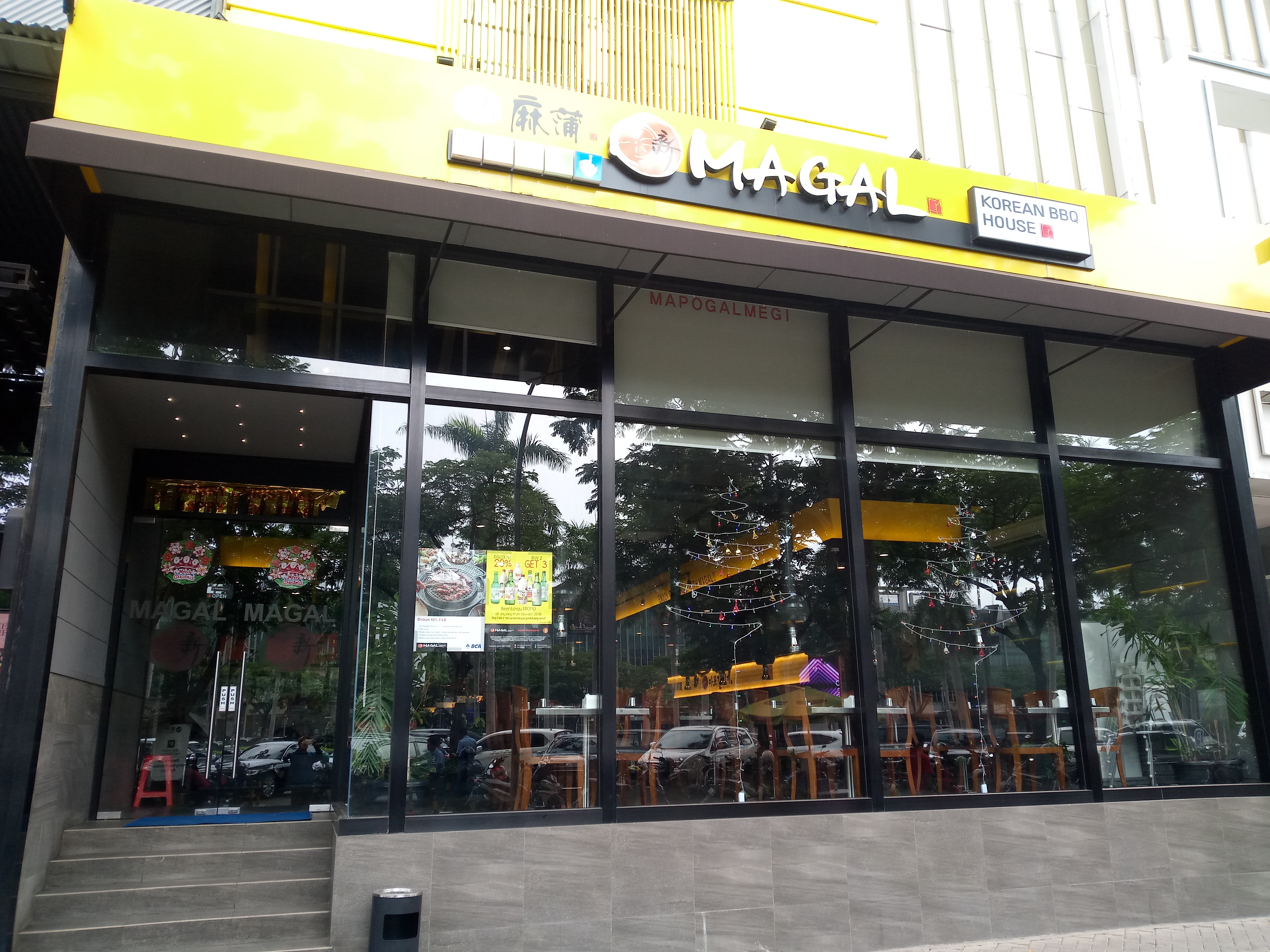 nearby